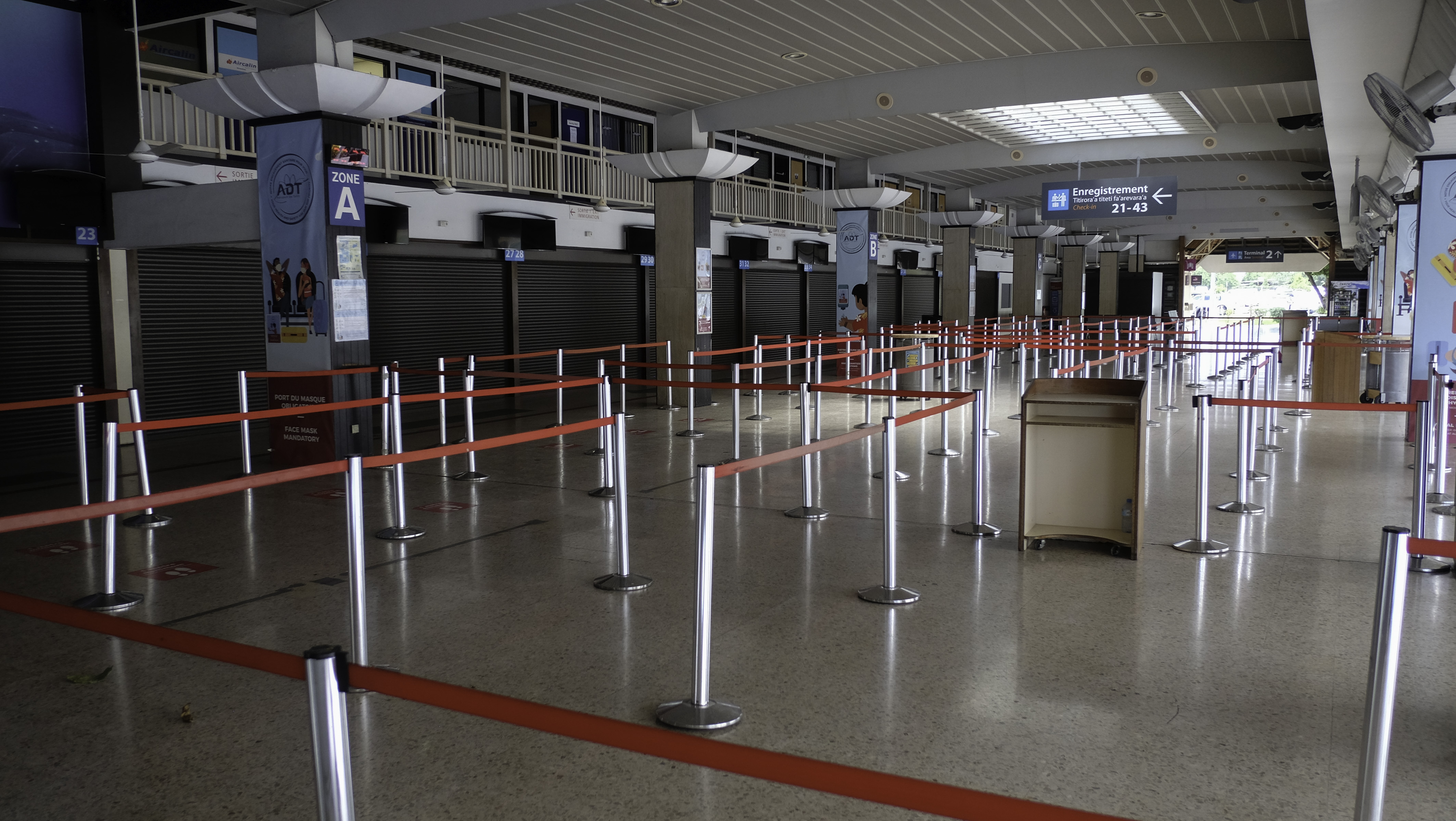 ADT : Les passagers des îles accueillis aux arrivées internationales