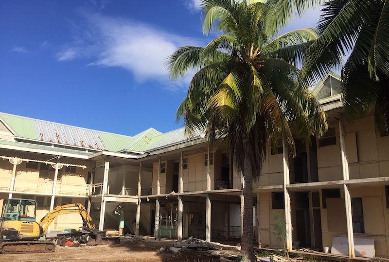 Le chantier a démarré au début du mois de mars.