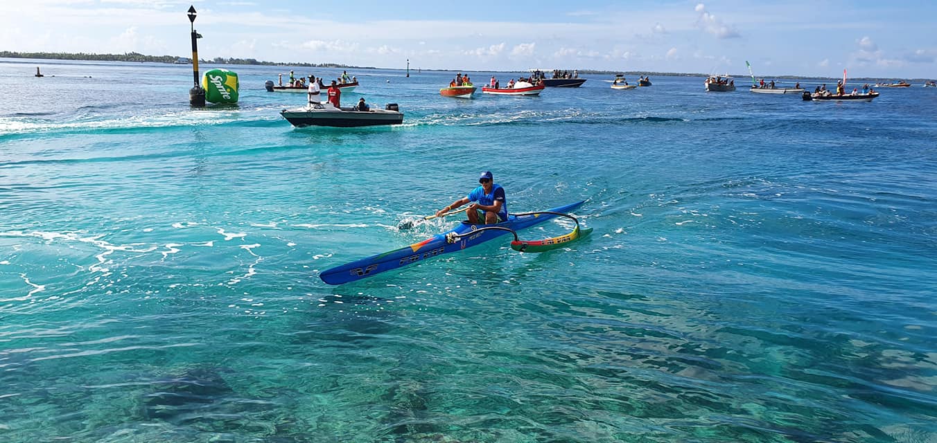Manutea Millon a été le meilleur, vendredi, lors de cette nouvelle édition de la Te 'Aito Manihi. (© FTVAA)