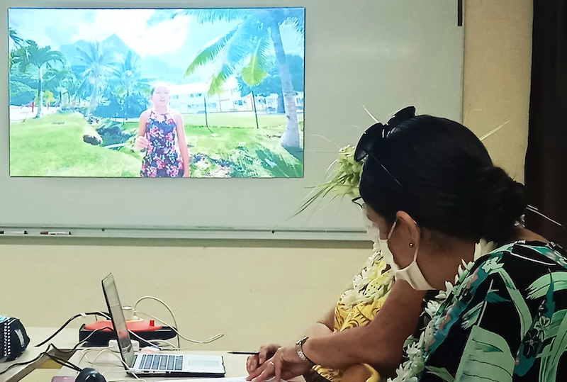Une fois n'est pas coutume, les prestations du concours de orero étaient sous forme de vidéo.
