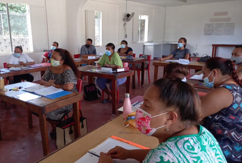 Des demandeurs d'emploi sur la voie de la réinsertion à Bora Bora