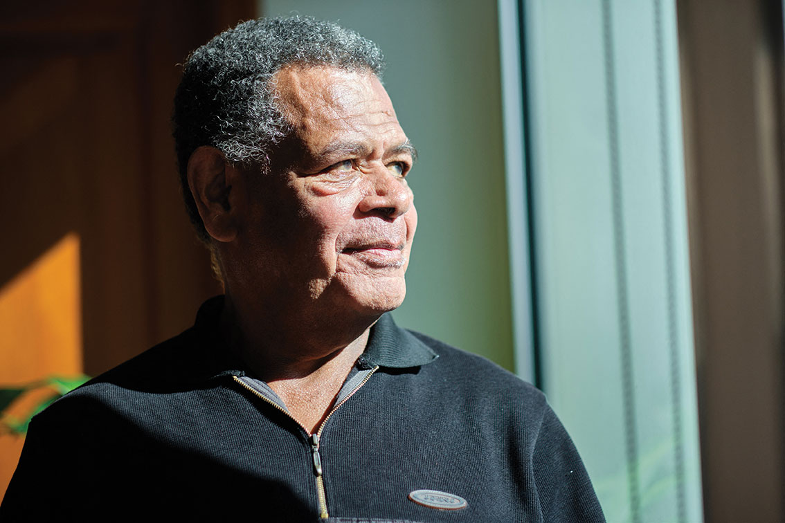 "On veut se donner assez de temps pour faire une bonne campagne. Le mieux est le plus tard possible, en septembre-octobre 2022", préconise Daniel Goa, président de l'Union Calédonienne. Theo Rouby / AFP