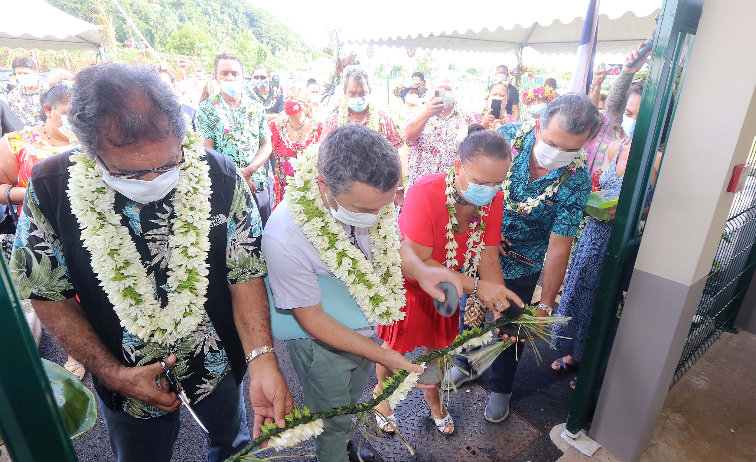 Inauguration du complexe sportif de Hitia’a