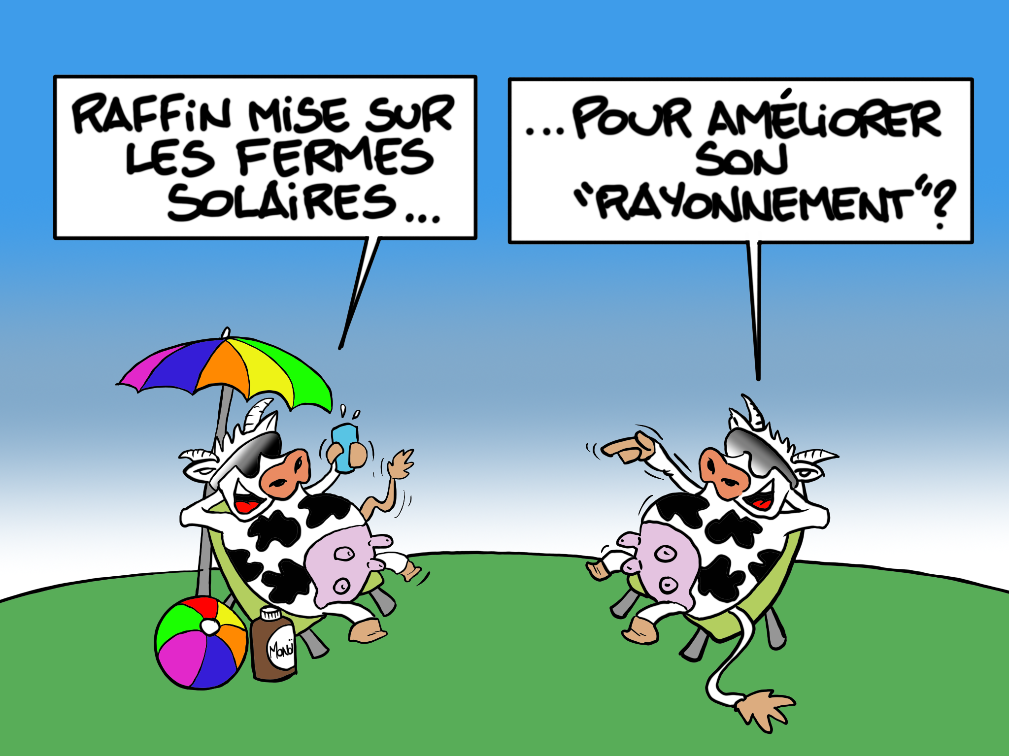 "À la ferme...", par Munoz