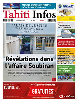 Cliquez sur la Une pour lire le journal