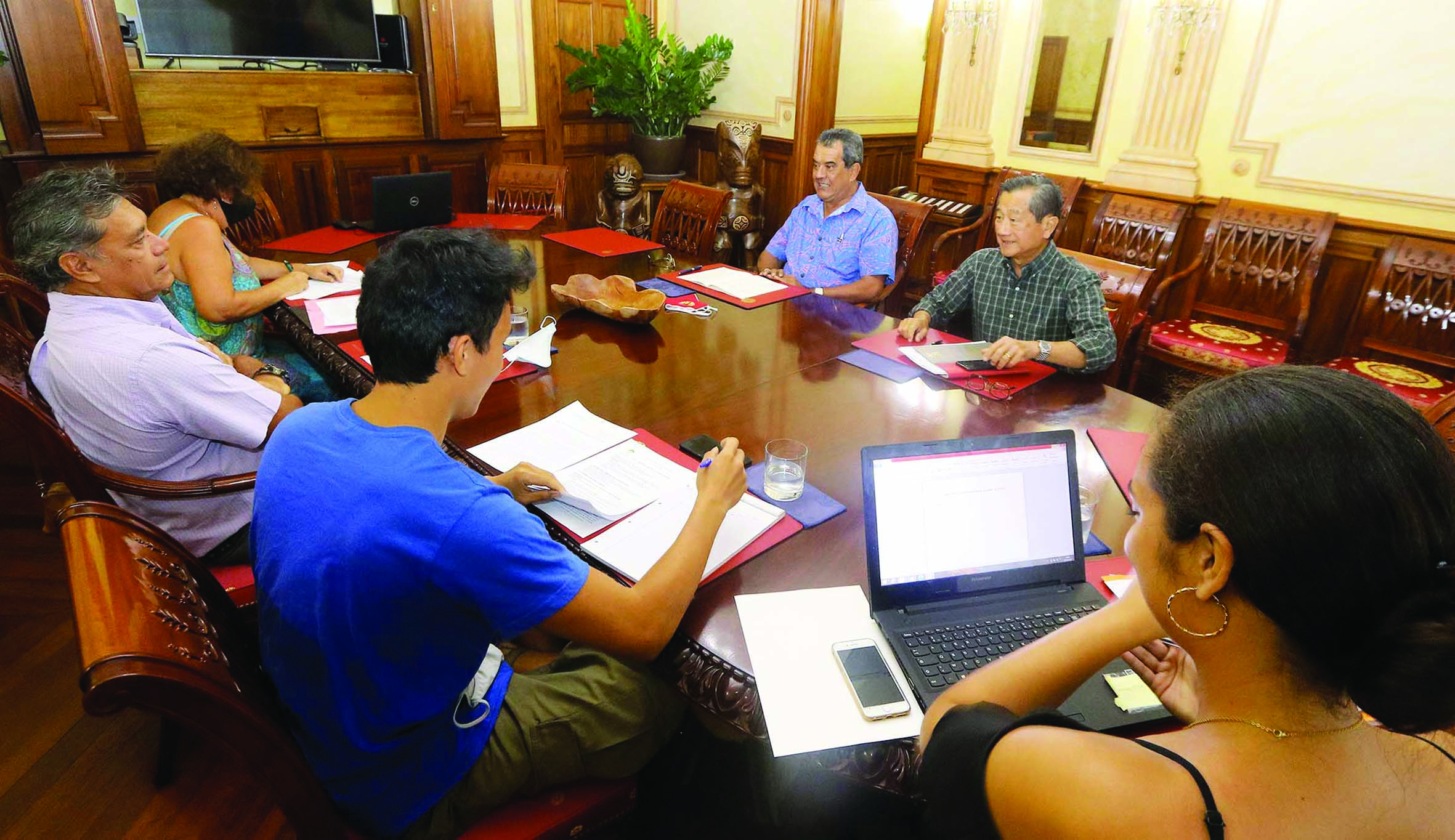 ​Plan Climat : Édouard Fritch s’engage auprès de la Fape