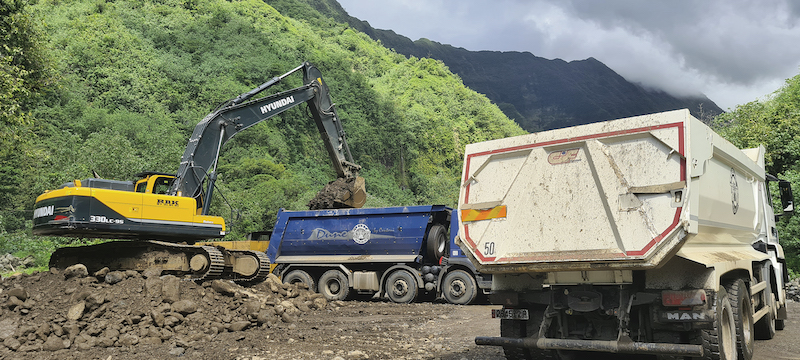 Extractions : Menace de blocage de vallée de Mapuaura
