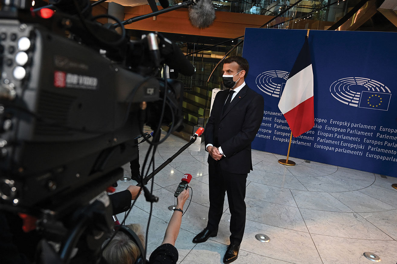 A Strasbourg, Macron plaide pour une Europe plus agile