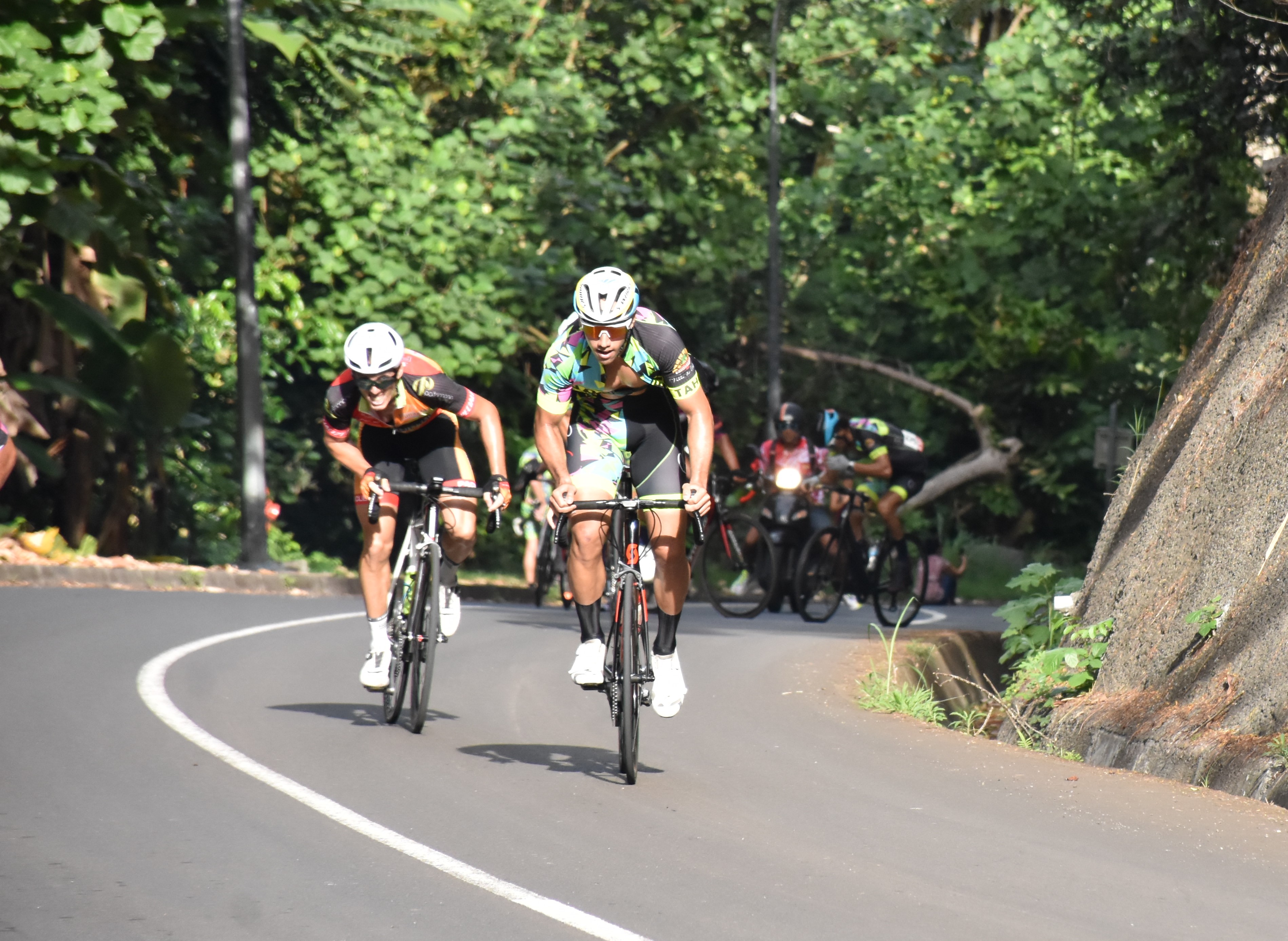Heiarii Manutahi a été le plus fort dans la montée finale de Vaitevere où l'arrivée était jugée dimanche.