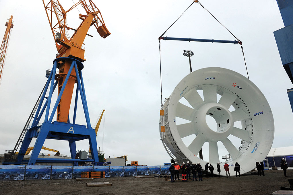 Deux hydroliennes immergées dans le golfe du Morbihan d'ici fin 2022