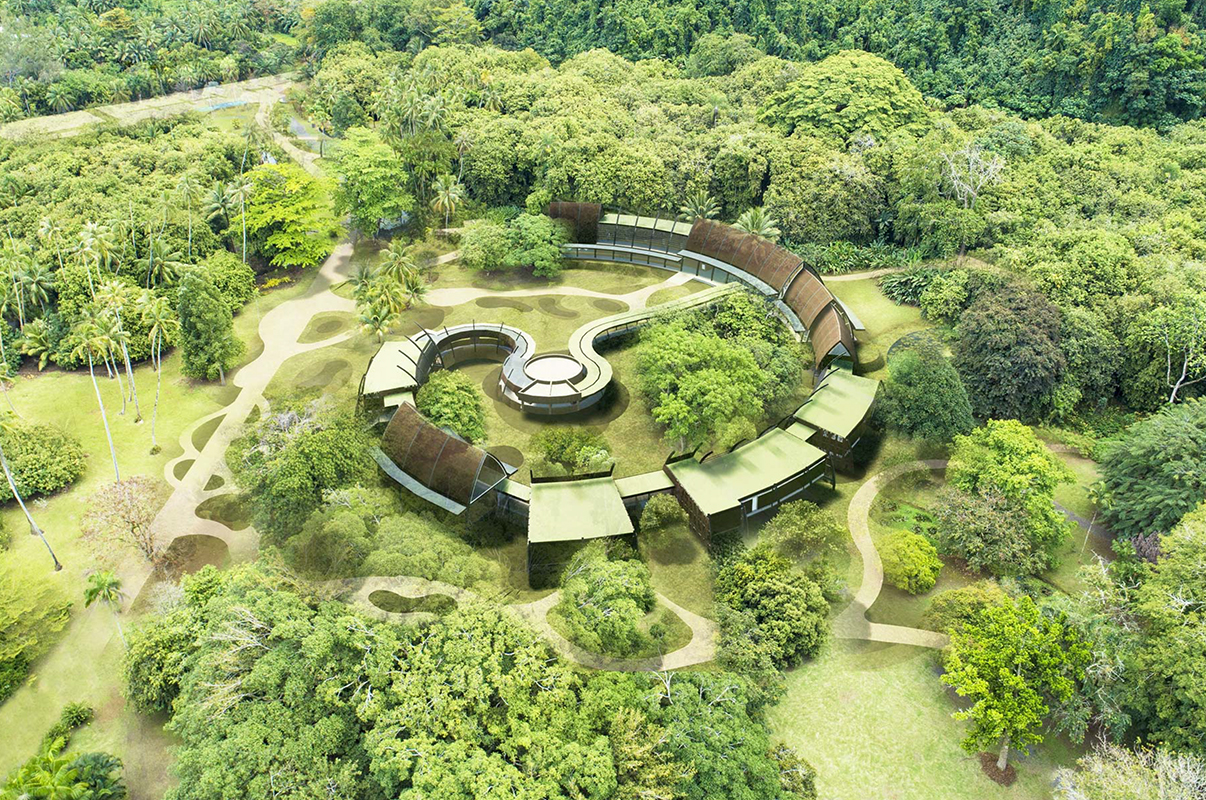 Le futur musée consacré au peintre Paul Gauguin sera situé au cœur du jardin botanique ; il devrait ouvrir ses portes en 2024, mais le parc lui-même sera fermé au public 26 mois, le temps des travaux.