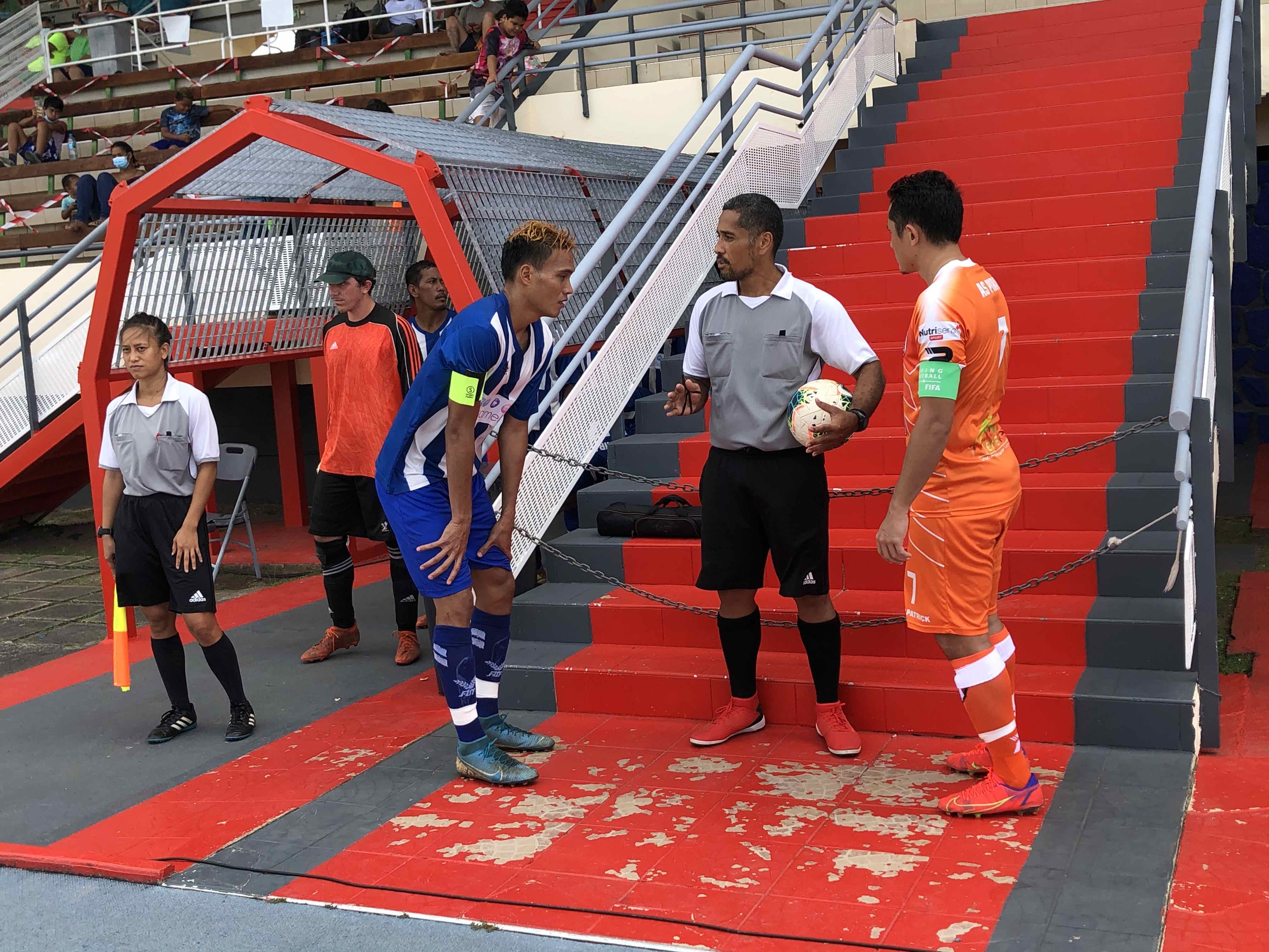 Raimana Li Fung Kuee et ses coéquipiers de Pirae se sont heurtés, jeudi, à une belle équipe de Mira, deuxième du championnat de Moorea.