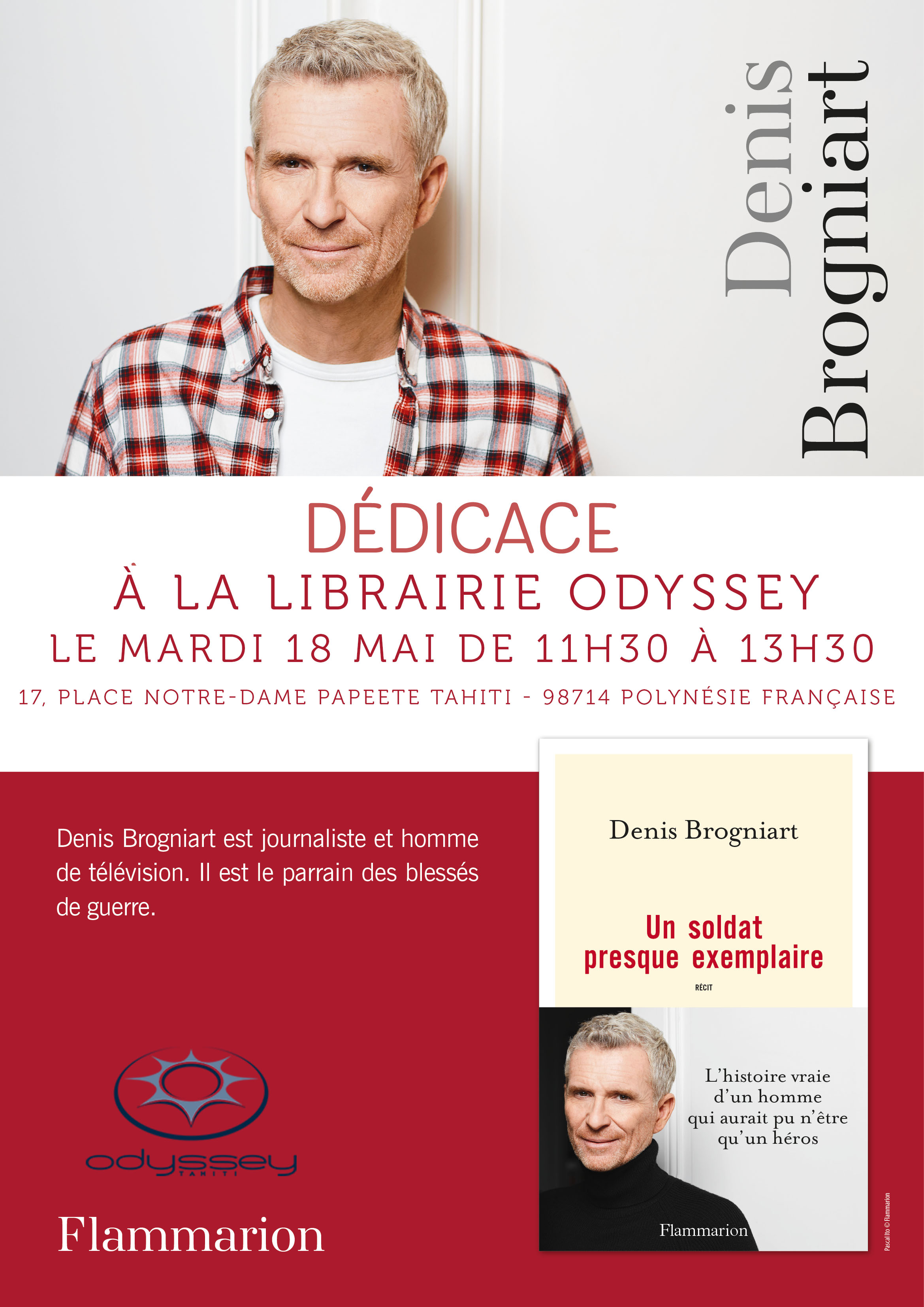 Denis Brogniart en dédicace chez Odyssey