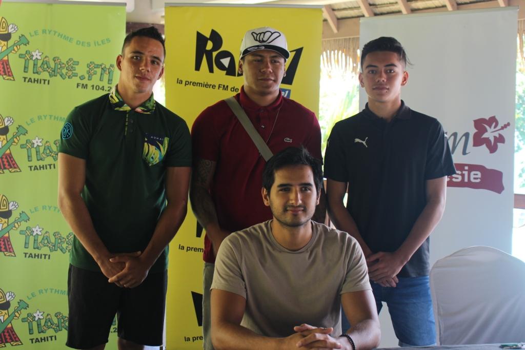 Silvio Cicero au premier plan et les Otantik Soul.