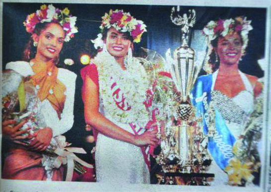 Thérèse Heikapua Moke, miss Tahiti 1993