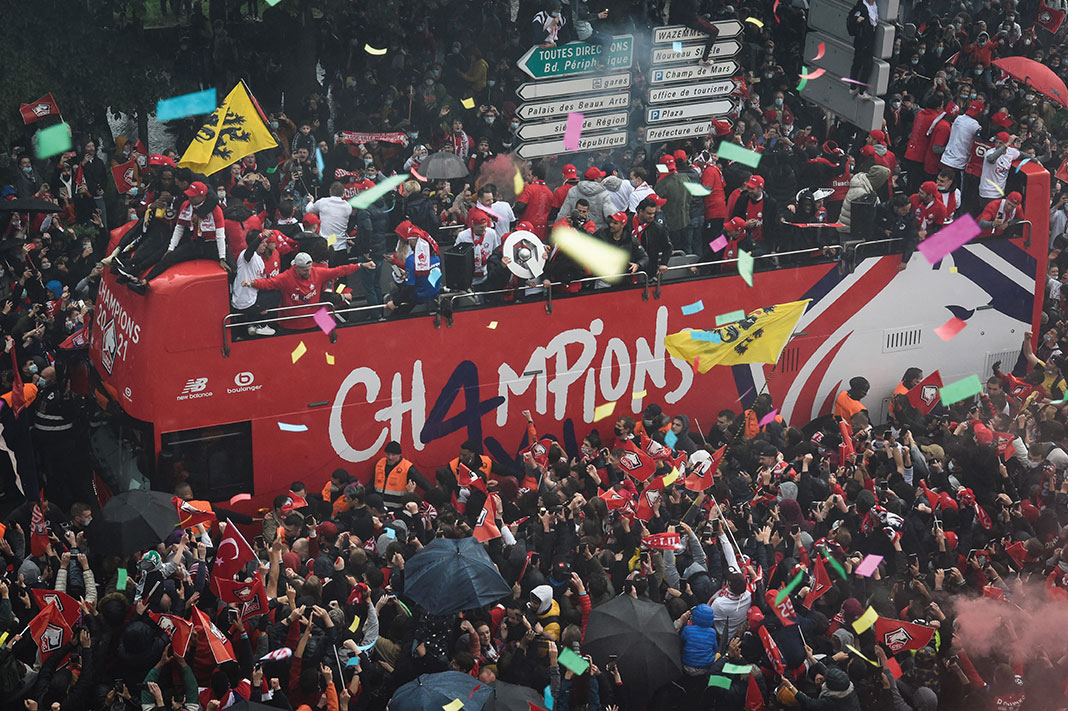 France: Lille sacré champion devant le Paris SG
