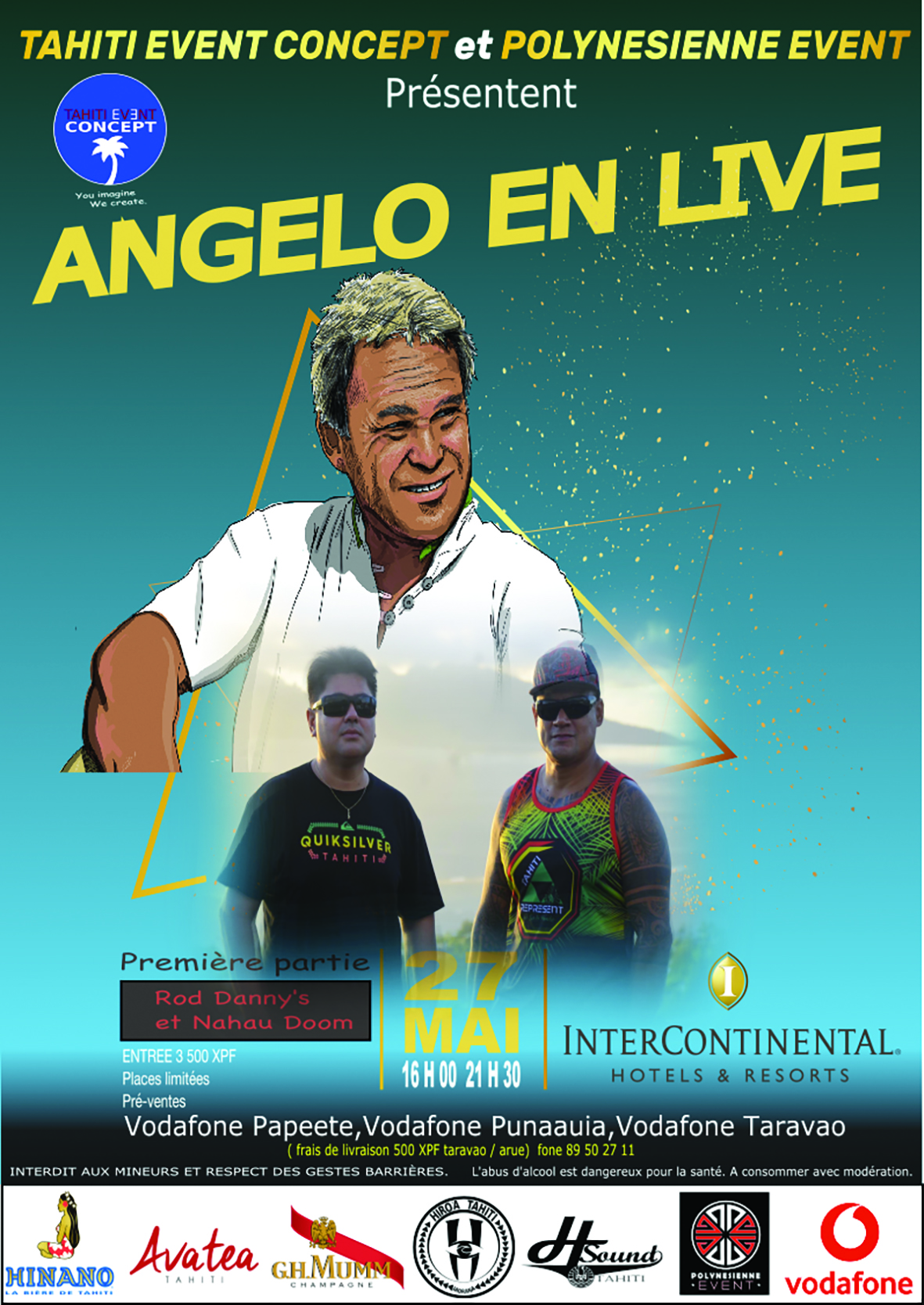 Angelo en live, c’est demain soir !