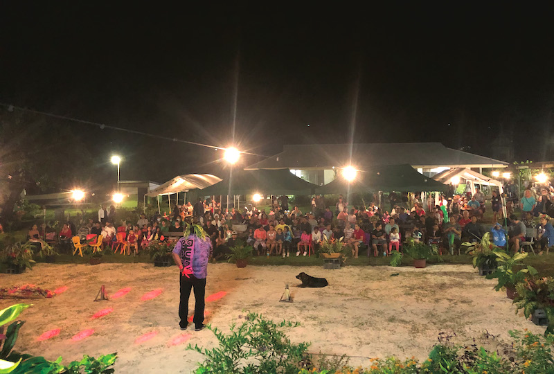 La soirée de gala a malheureusement dû être écourtée à cause de la météo.