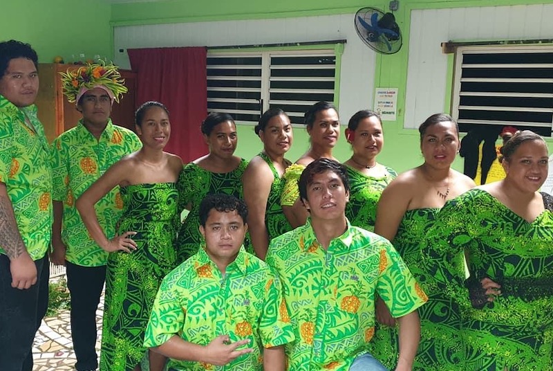 Les élèves de la classe pro du collège.