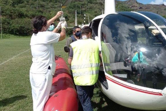 ​Un marin blessé d'un navire de pêche colombien pris en charge à Nuku Hiva