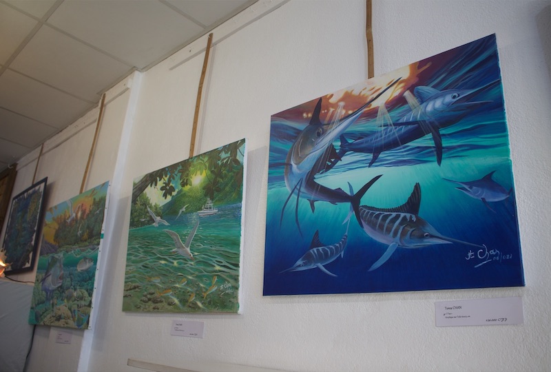 L'océan, thème particulièrement représenté lors de l'exposition.