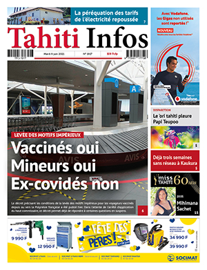 Cliquez sur la Une pour lire le journal