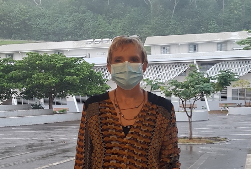 Madame Kamarzine, proviseure du lycée Ihi-Tea no Vavau de Bora Bora.