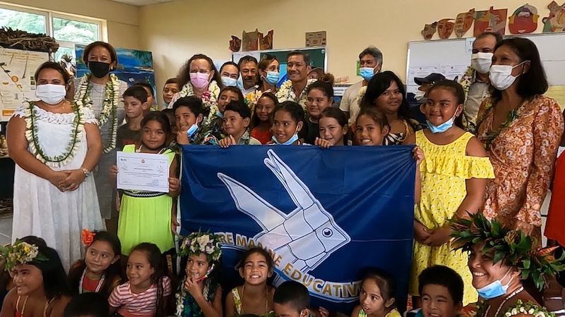 ​Raiatea : l'école Puohine confirme son label Aire marine éducative