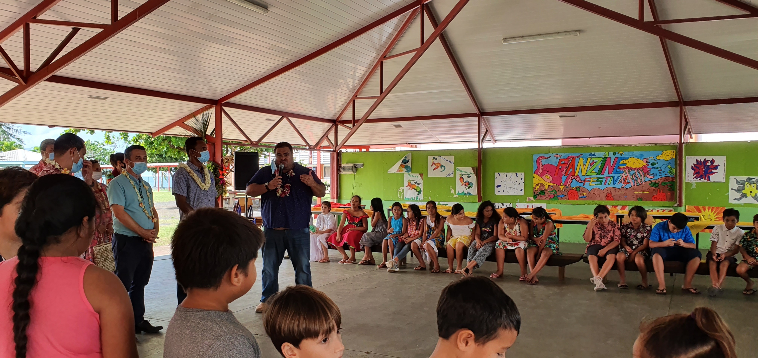 Ouverture du programme national « Création en cours » à Mataiea