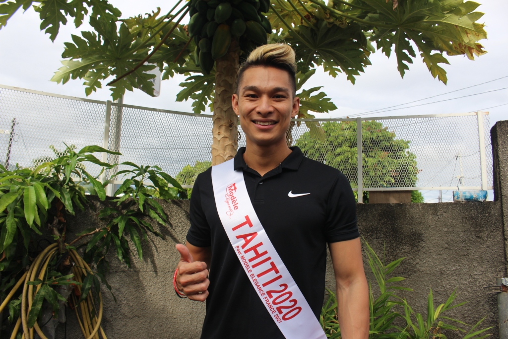 Teddy Teng, candidat polynésien au concours "Modèle Élégance France"
