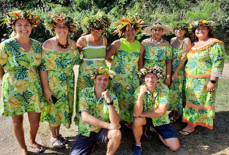 L'équipe de professeurs de Rurutu.