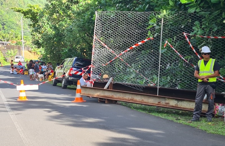 Dynamitage à Tautira : Les manifestants expulsés
