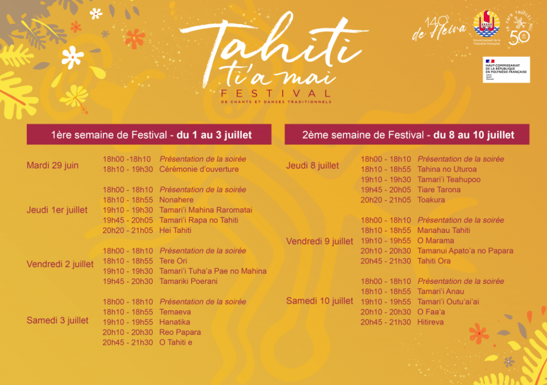 Tahiti Ti’a Mai : Festivités retrouvées