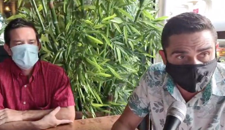 Cyril Boiron, le 20 octobre dernier, à l’annonce de la création de l’association de lutte contre la souffrance et le harcèlement au travail.