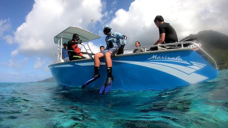 Un stage à Temae pour pêcher en toute sécurité