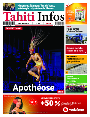 Cliquez sur la Une pour lire le journal