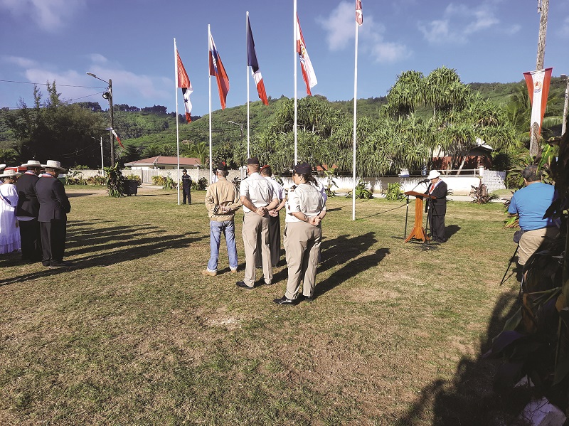14-juillet à Rurutu : Frédéric Riveta déclame ses projets