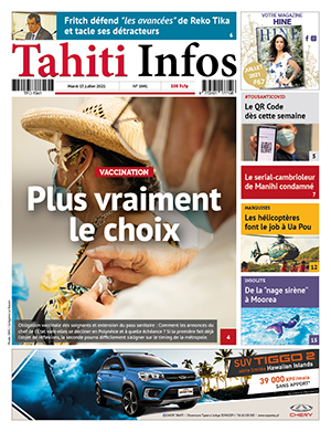 Cliquez sur la Une pour lire le journal