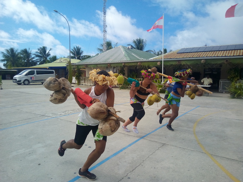 Hao au rythme du tu'aro ma'ohi