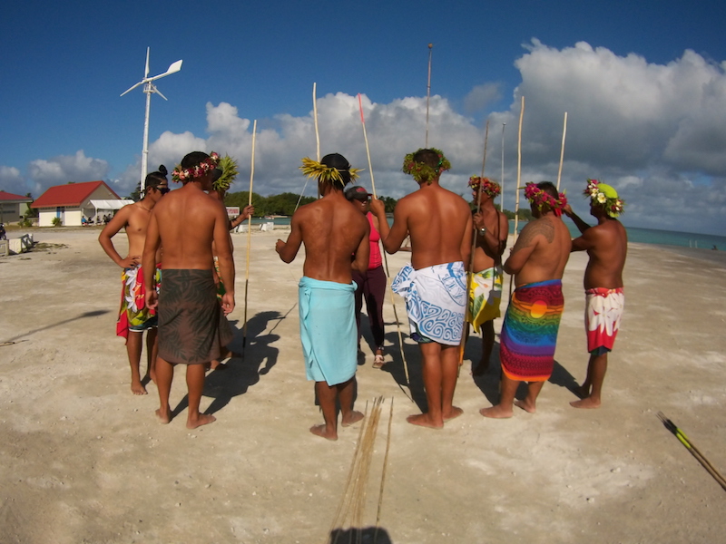 Hao au rythme du tu'aro ma'ohi