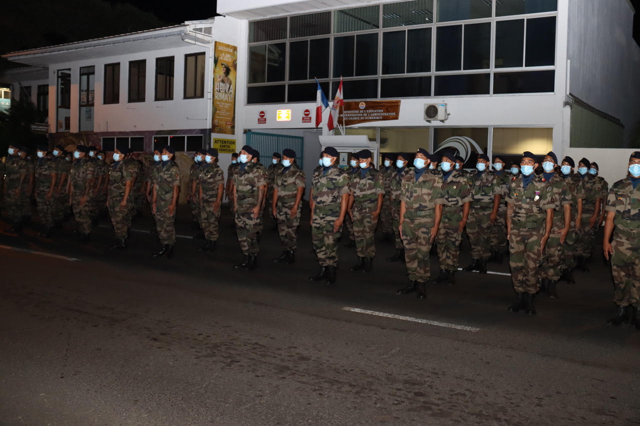 Le lieutenant-colonel Fabrice Avenel à la tête du RSMA