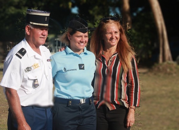 Maimiti Hiro, fille de Raiatea, a la gendarmerie dans le sang