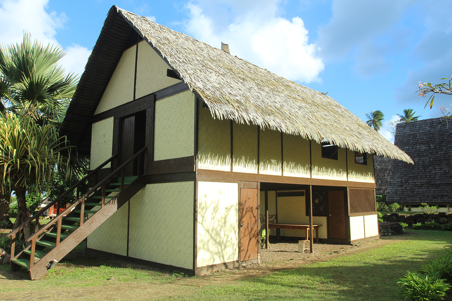La reconstitution de la “Maison du Jouir” où Gauguin peignit parmi ses plus grands chefs-d’œuvre.