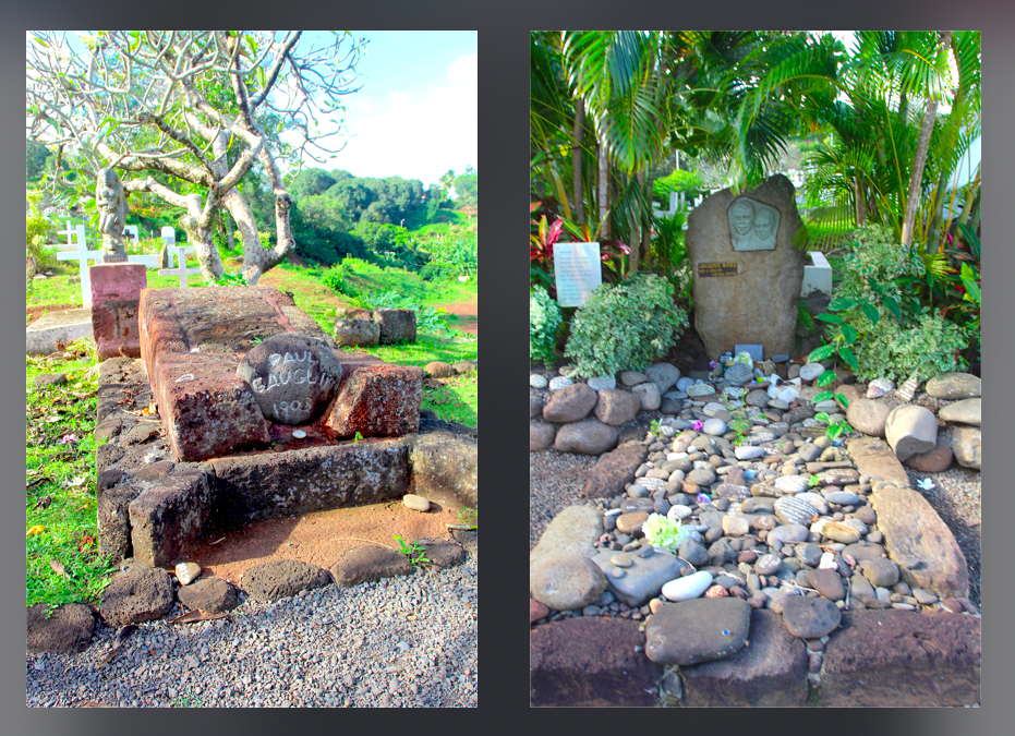 Incontournables, les tombes du peintre Paul Gauguin et de Jacques Brel.
