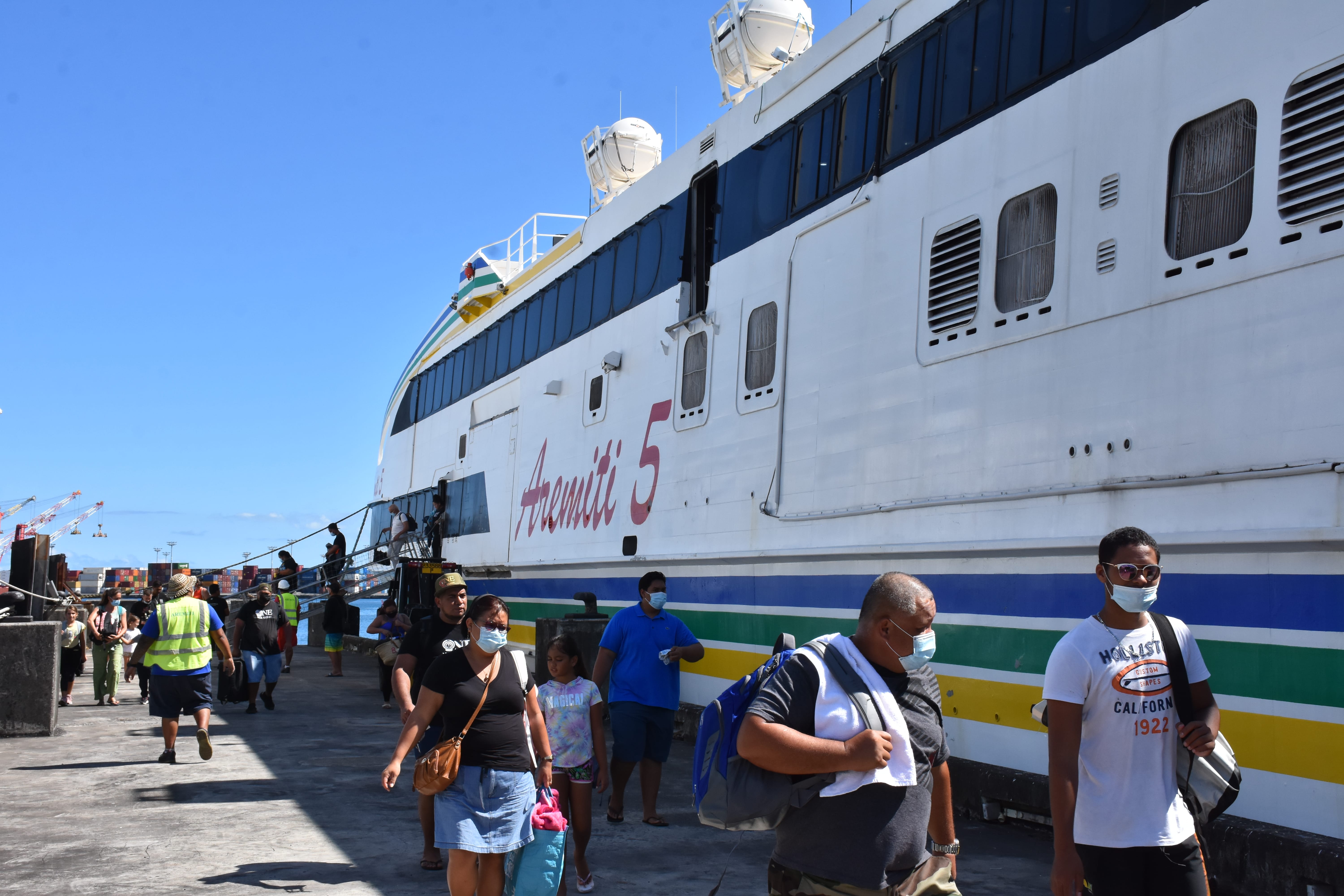 Les passagers ont été ramenés à Papeete