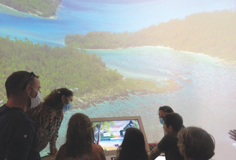 L'espace Insol'île propose des jeux d'énigmes sur le thème de la nature polynésienne.