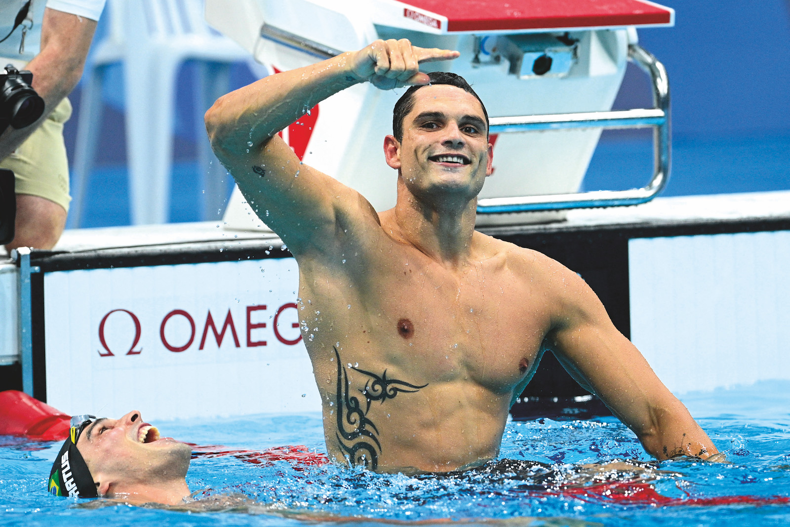 Florent Manaudou en argent sur 50 m