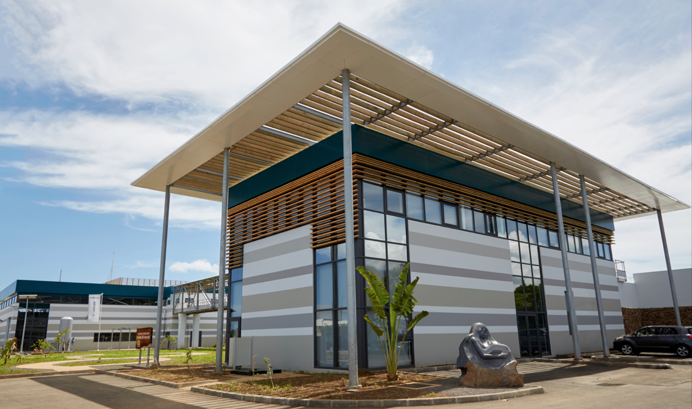 La station d'épuration de Papeete à laquelle pourraient se raccorder les communes de Pirae et Arue.