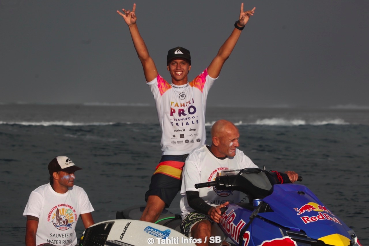 Kauli Vaast, vainqueur des Trials en 2019, prendra part à son deuxième main event à Teahupoo.