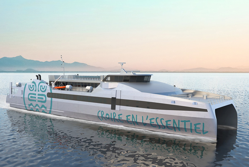 Le futur Apetahi Express de 66 mètres en construction